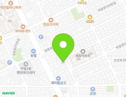 경기도 안양시 만안구 박달로525번길 27 (박달동) 지도