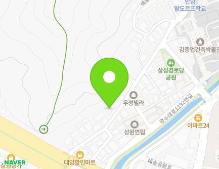 경기도 안양시 만안구 경수대로1200번길 25 (석수동) 지도