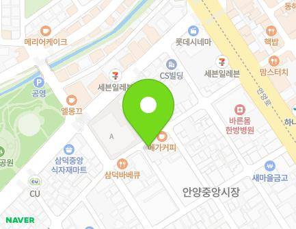 경기도 안양시 만안구 안양로303번길 31 (안양동, 금산빌딩) 지도
