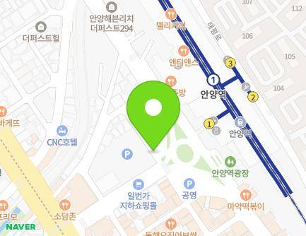 경기도 안양시 만안구 만안로223번길 25 (안양동, 안양역시외버스터미널) 지도