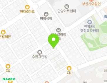 경기도 안양시 만안구 문예로18번길 28 (안양동, 조양휴캐슬) 지도