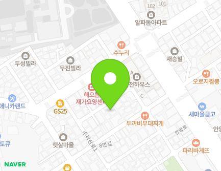 경기도 안양시 만안구 수리산로18번길 11-16 (안양동, 현대빌라) 지도