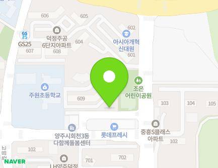 경기도 양주시 고암길 224-13 (고암동, 조은마을주공6단지) 지도