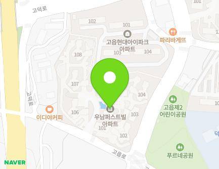 경기도 양주시 고읍로 36-10 (고읍동, 산내들마을우남퍼스트빌) 지도