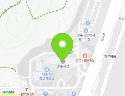 경기도 양주시 부흥로 1533 (남방동, 양주시보건소,양주시의회,양주시청) 지도