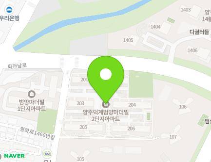 경기도 양주시 평화로 1476-24 (덕계동, 범양아파트2단지) 지도