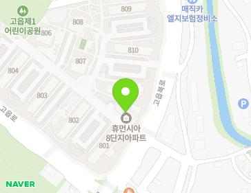 경기도 양주시 고읍북로 118 (만송동, 은빛마을휴먼시아8단지아파트) 지도