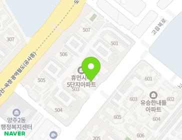 경기도 양주시 고읍북로 17 (만송동, 은빛마을휴먼시아5단지아파트) 지도
