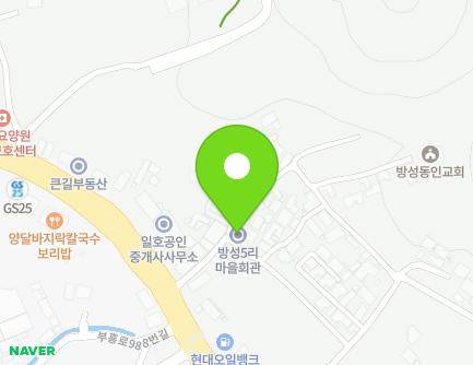 경기도 양주시 백석읍 부흥로983번길 14 (방성5리마을회관) 지도