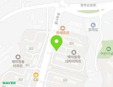 경기도 양주시 백석읍 꿈나무로 289 (동화은하수3단지옥시죤아파트) 지도