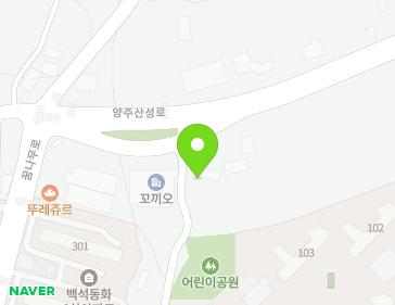 경기도 양주시 백석읍 양주산성로 625-3 지도