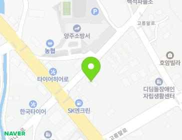 경기도 양주시 백석읍 꿈나무로 161 지도