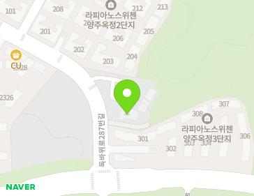 경기도 양주시 독바위로287번길 20 (옥정동, 독바위교회) 지도