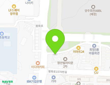 경기도 양주시 평화로1576번길 6-3 (회정동) 지도