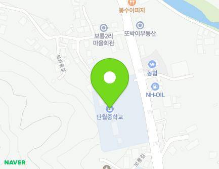 경기도 양평군 단월면 보룡길 83 (단월중학교) 지도