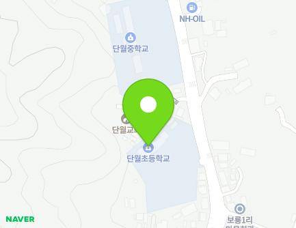 경기도 양평군 단월면 보룡길 65 (단월초등학교) 지도