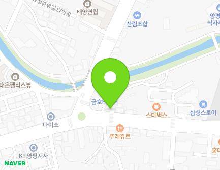 경기도 양평군 양평읍 시민로 65 지도