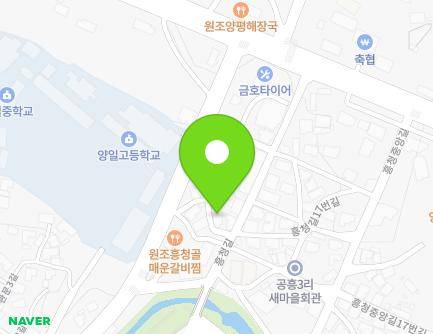 경기도 양평군 양평읍 흥청길18번길 2 (은새유치원) 지도