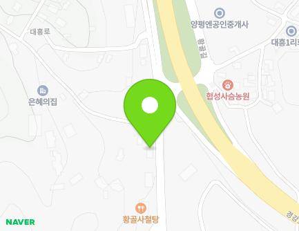경기도 양평군 양평읍 대흥로 110 지도