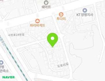 경기도 양평군 양평읍 도토리길 13-3 지도