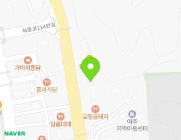경기도 여주시 세종로 221 (교동) 지도
