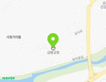 경기도 여주시 금사면 함작골길 8 (금평교회) 지도