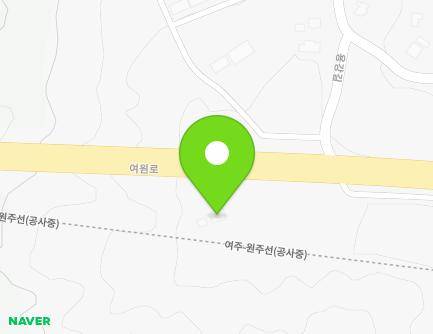 경기도 여주시 황학산수목원길 58 (매룡동) 지도