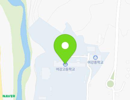 경기도 여주시 북내면 여강로 337-8 (여강중고등학교) 지도