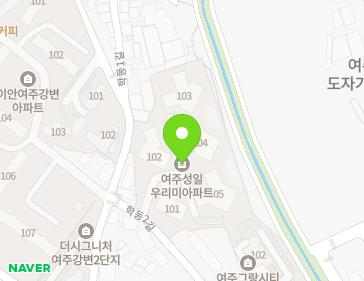 경기도 여주시 학동2길 42 (오학동, 성일우리미아파트) 지도