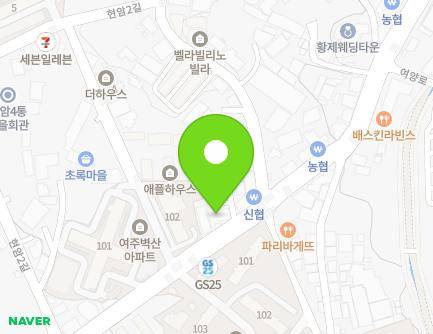 경기도 여주시 도예로 45 (현암동) 지도