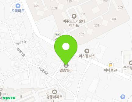 경기도 여주시 현암3길 38-2 (현암동, 일흥빌라) 지도