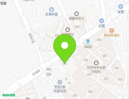 경기도 여주시 도예로 34 (현암동, 여성근로자연립) 지도