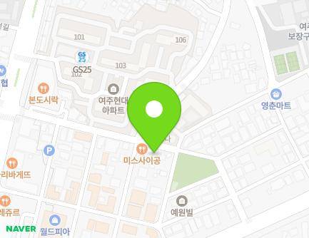 경기도 여주시 세종로67번길 20 (홍문동) 지도
