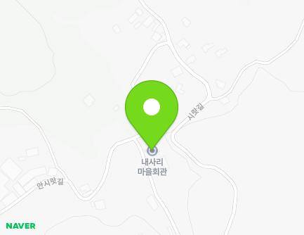 경기도 여주시 흥천면 안시랏길 94-1 (내사리마을회관) 지도