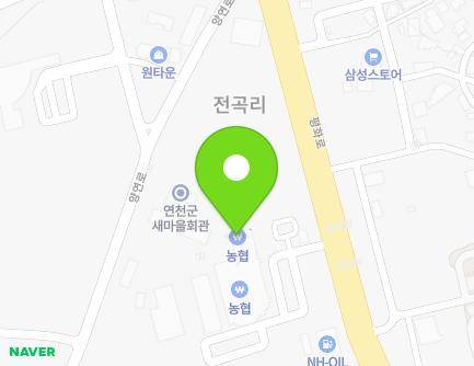 경기도 연천군 전곡읍 평화로 557 (하나로마트농산물전문판매장) 지도