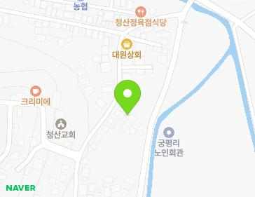 경기도 연천군 청산면 궁평로 76 (윤윤주택) 지도