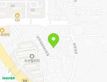 경기도 오산시 남부대로441번길 17-1 (고현동) 지도
