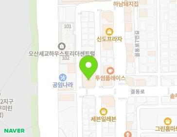 경기도 오산시 대호로71번길 28 (궐동, P&P프라자) 지도