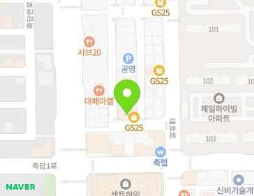 경기도 오산시 대호로117번길 10 (궐동) 지도