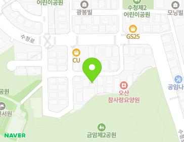 경기도 오산시 수청로 65-19 (내삼미동, 태승주택) 지도