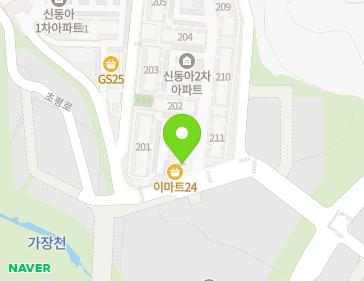 경기도 오산시 초평로 84-6 (서동, 신동아2차아파트) 지도