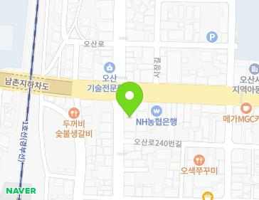 경기도 오산시 오산로 244 (오산동) 지도