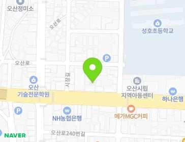 경기도 오산시 성호대로 75 (오산동) 지도