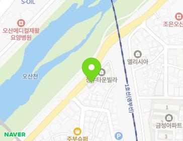 경기도 오산시 오산천로 220 (오산동, 정우파크빌라) 지도