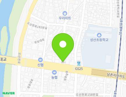 경기도 오산시 성호대로 35 (오산동, 남촌약국) 지도