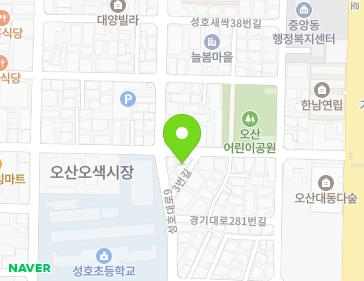 경기도 오산시 오산로272번길 30 (오산동, 강남빌리지) 지도