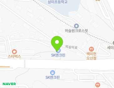경기도 오산시 문시로 127 (외삼미동) 지도