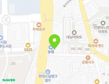 경기도 오산시 경기대로 152 (원동, 농협) 지도