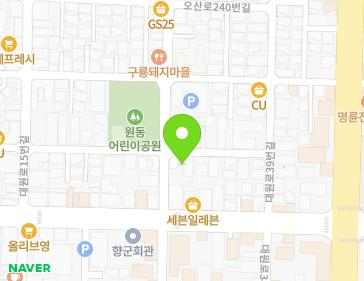 경기도 오산시 대원로29번길 6 (원동, 금성빌라) 지도