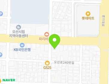 경기도 오산시 성호대로 94 (원동, 오산새마을금고) 지도